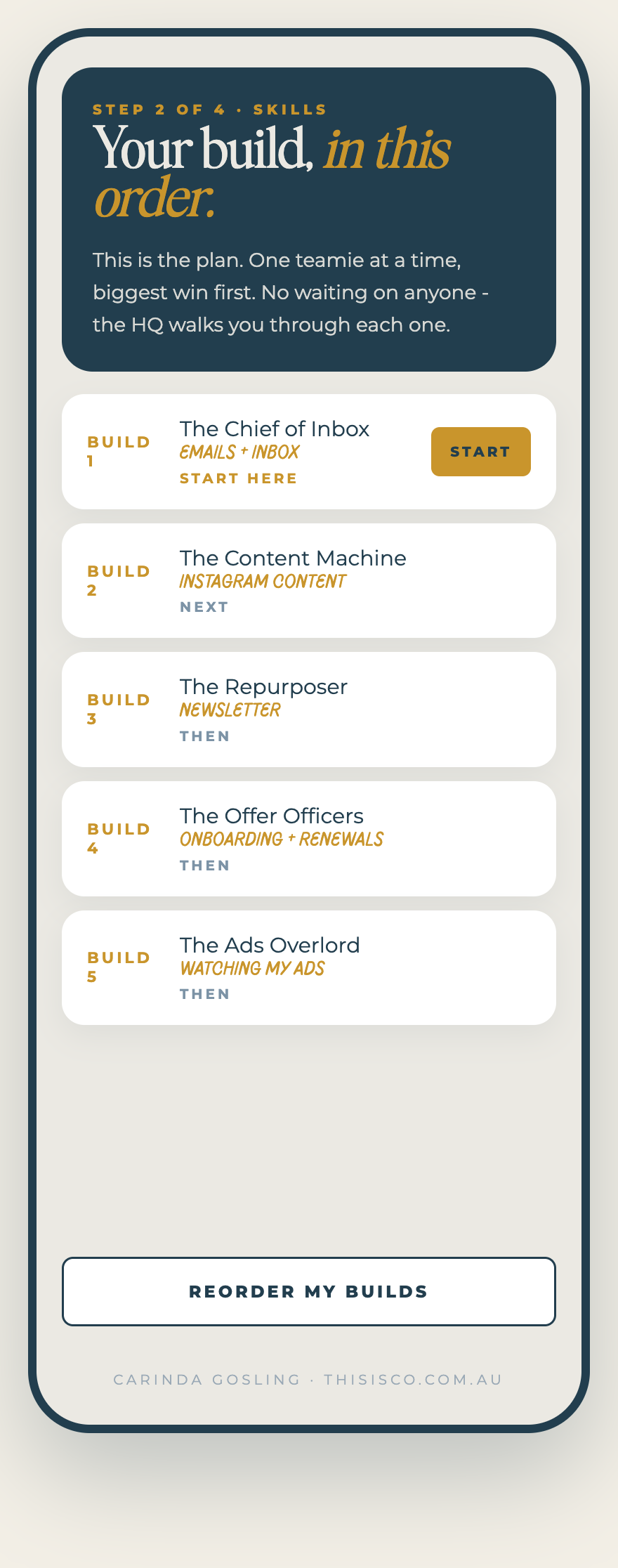The AI Advantage HQ - screen 3