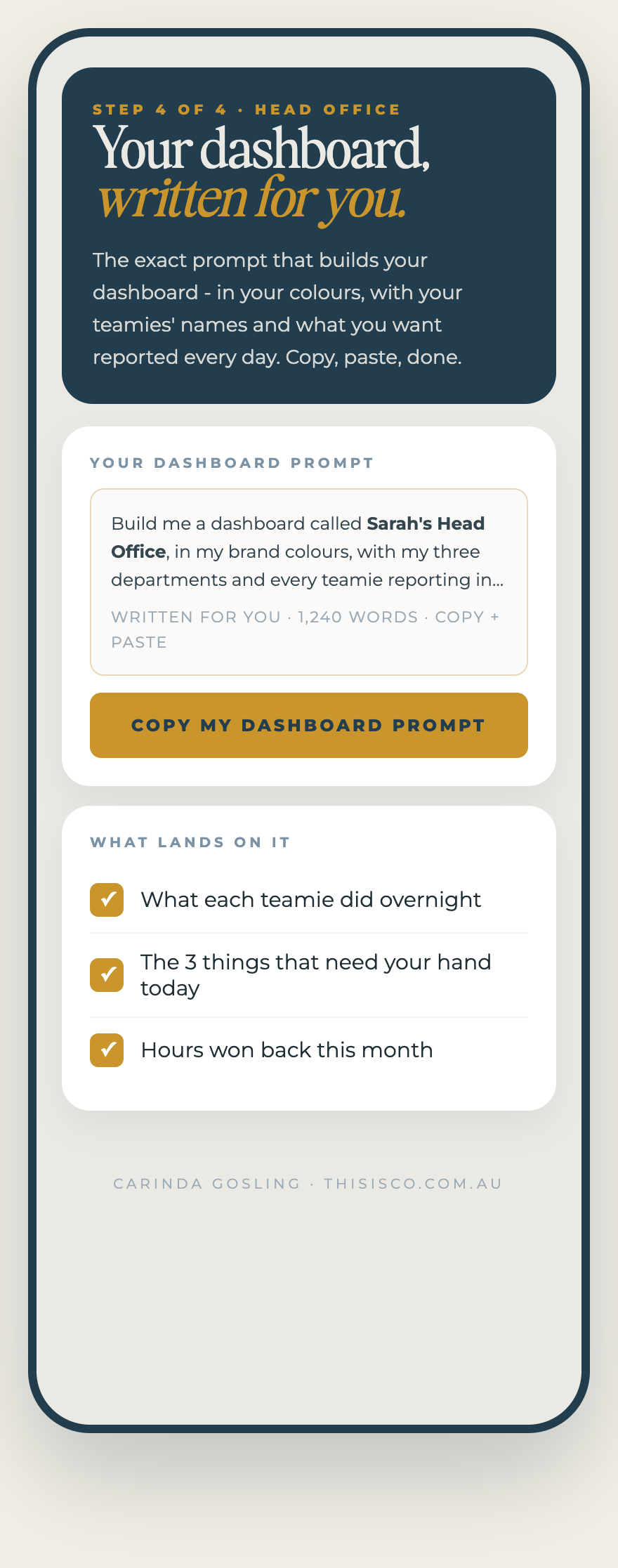 The AI Advantage HQ - screen 6